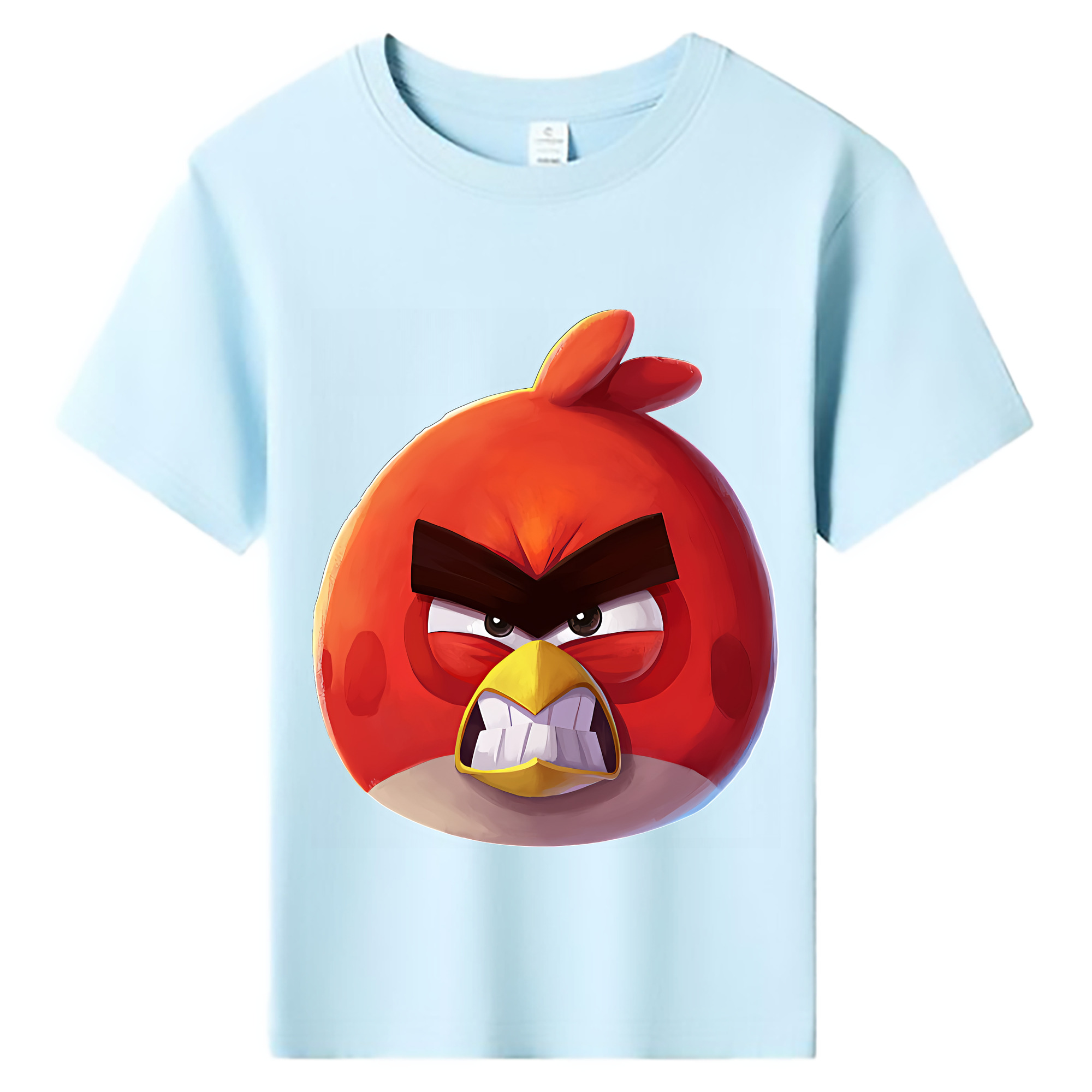 （画像用） Angry Birds アングリーバード 綿100％キッズTシャツ（フロントプリント）